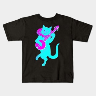 Banjo cat Kids T-Shirt